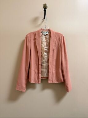 Forever 21 Dusty Coral Open-Front Women's Blazer